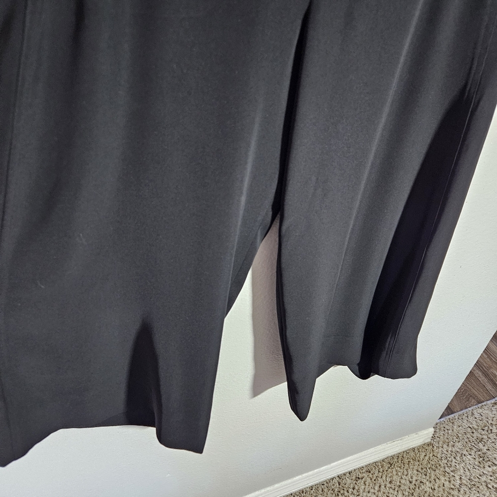 Vince Wide Leg Crop Pants Black Size 8 - Picture 5 of 13